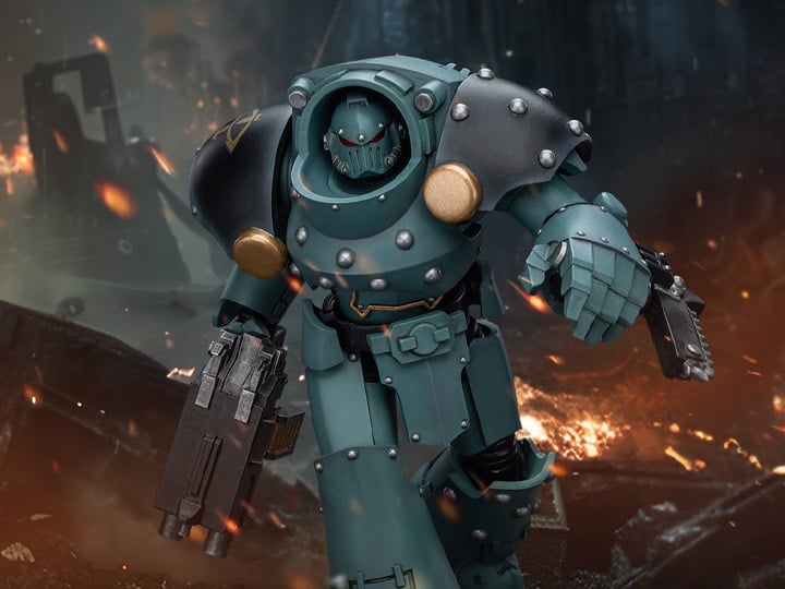 Warhammer: The Horus Heresy Sons of Horus Tartaros Terminator Squad Terminator with Combi-bolter and Chainfist 1/18 Scale Action Figure Gallery Image 1