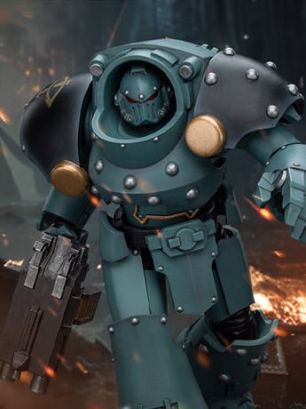 Warhammer: The Horus Heresy Sons of Horus Tartaros Terminator Squad Terminator with Combi-bolter and Chainfist 1/18 Scale Action Figure Gallery Image 2