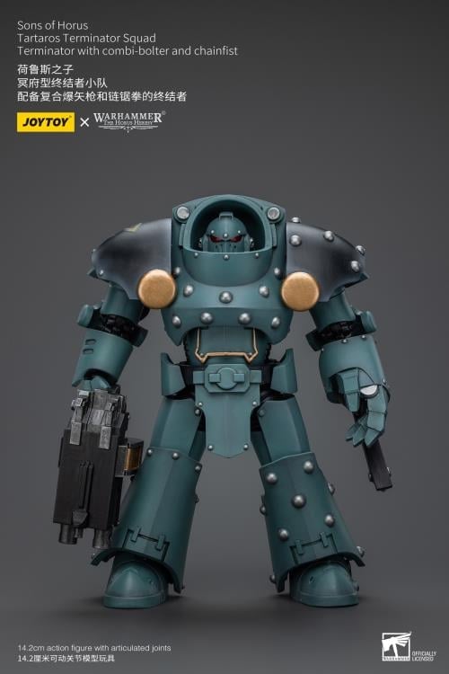Warhammer: The Horus Heresy Sons of Horus Tartaros Terminator Squad Terminator with Combi-bolter and Chainfist 1/18 Scale Action Figure Gallery Image 6