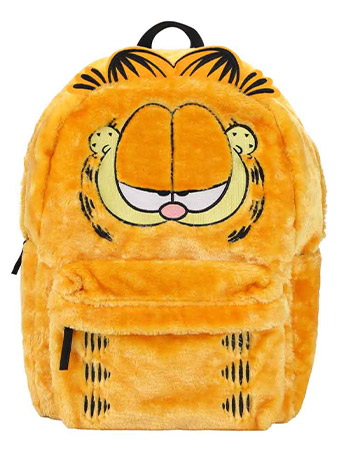 Garfield 3D Faux Fur Laptop Backpack Gallery Image 2