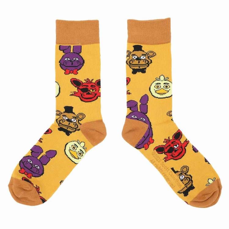 Five Nights at Freddy's Crew Socks 5-Pack Gallery Image 8