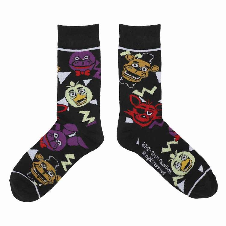 Five Nights at Freddy's Crew Socks 5-Pack Gallery Image 11
