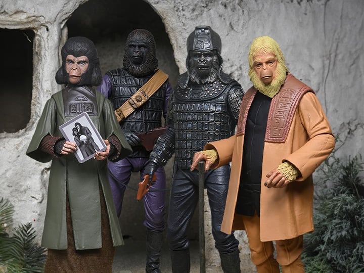 Planet of the Apes Classic Series Set of 4 Action Figures