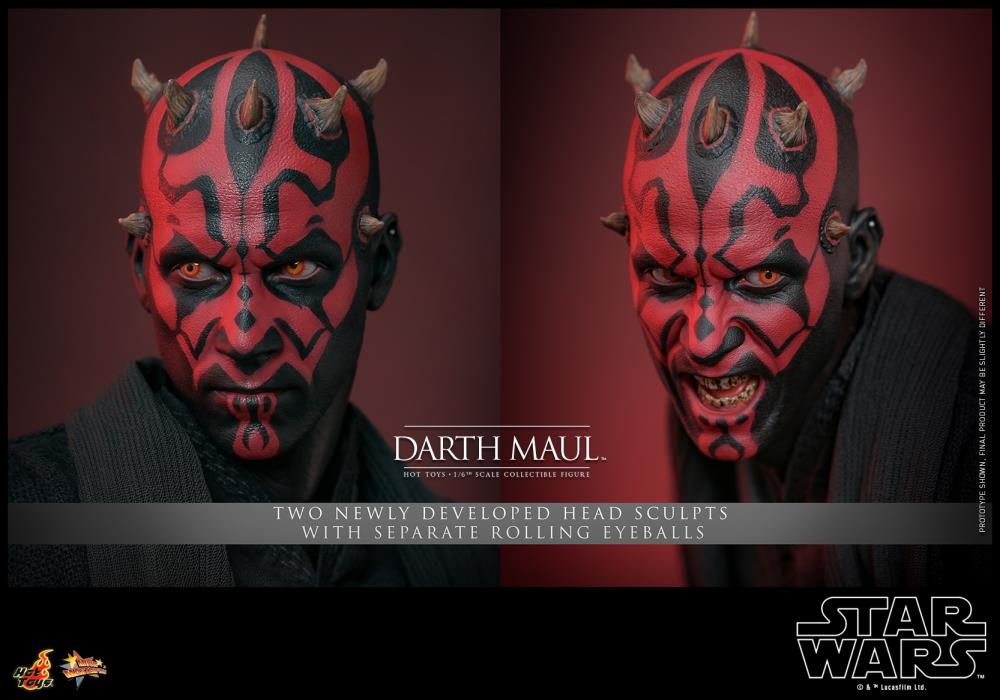 Star Wars: The Phantom Menace MMS749 Darth Maul With Sith Speeder 1/6th Scale Collectible Figure Set Gallery Image 16