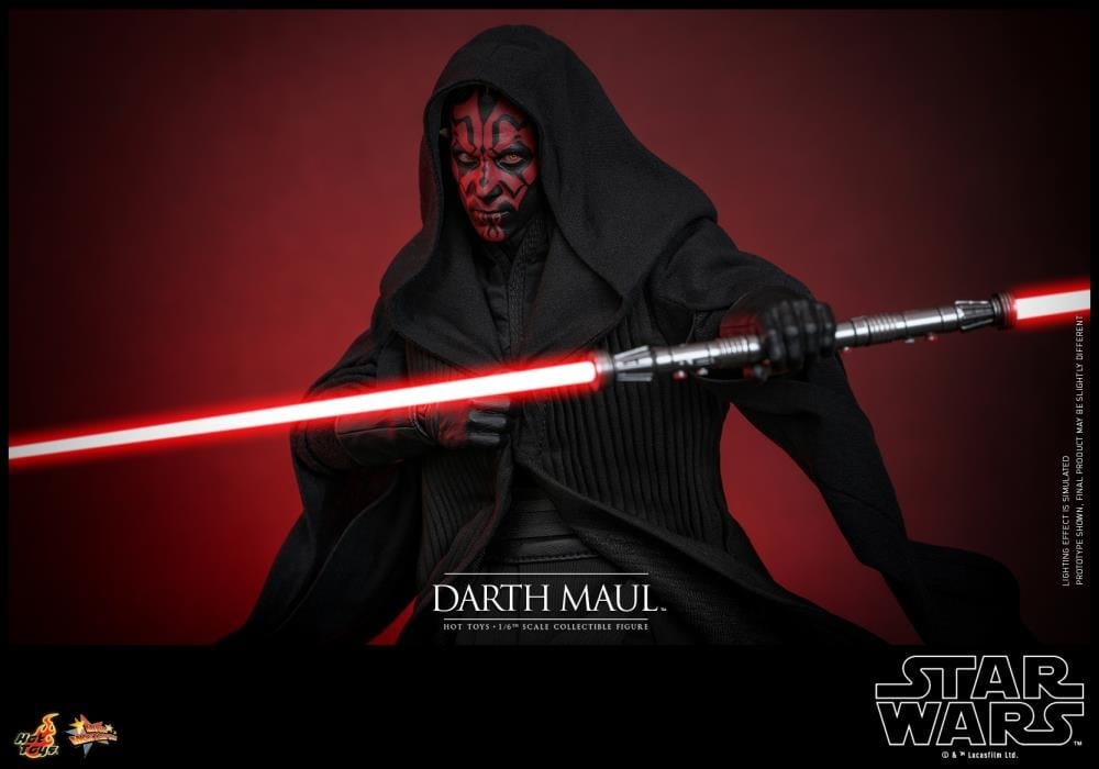Star Wars: The Phantom Menace MMS749 Darth Maul With Sith Speeder 1/6th Scale Collectible Figure Set Gallery Image 15