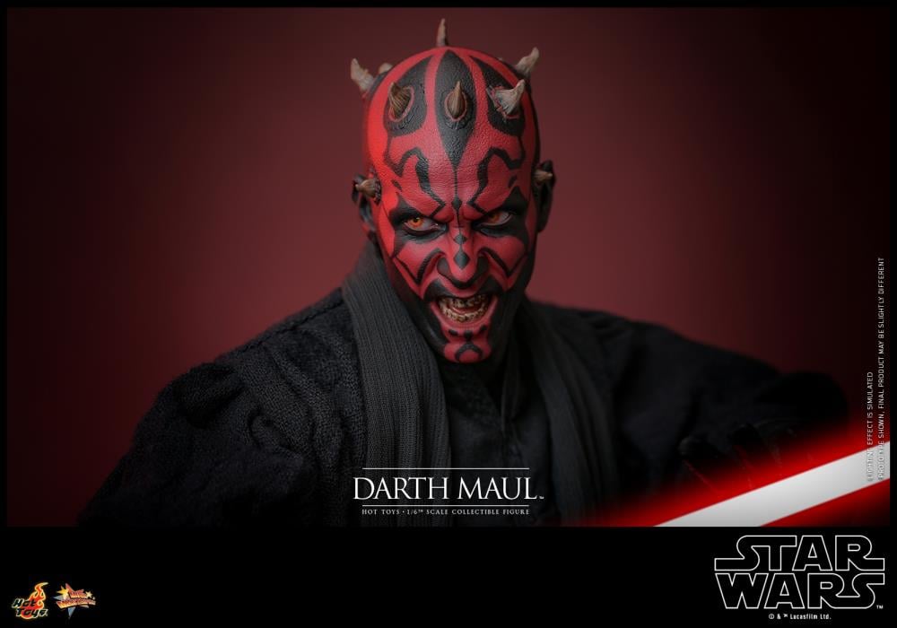 Star Wars: The Phantom Menace MMS749 Darth Maul With Sith Speeder 1/6th Scale Collectible Figure Set Gallery Image 19