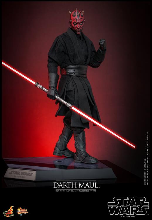 Star Wars: The Phantom Menace MMS749 Darth Maul With Sith Speeder 1/6th Scale Collectible Figure Set Gallery Image 5