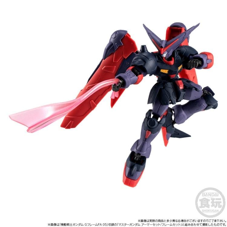 Mobile Fighter G Gundam G Frame FA Master Gundam (Meikyoushisui Ver.) and Option Parts Set Gallery Image 8
