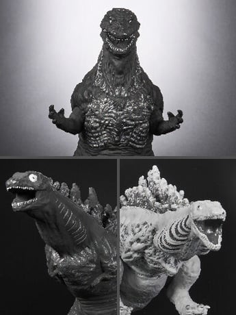 Shin Godzilla: ORTHOchromatic Movie Monster Series Shin Godzilla Figure Set Gallery Image 2