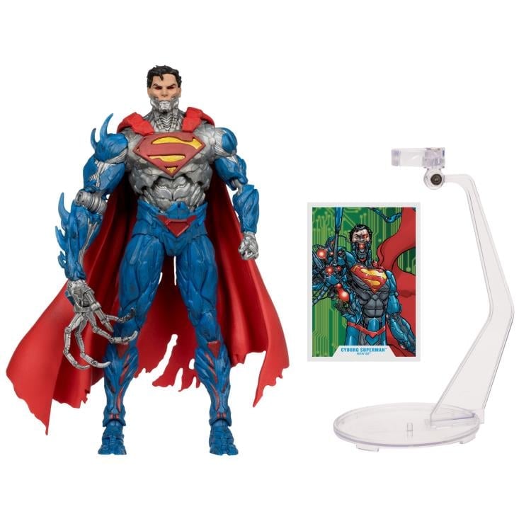 The New 52 DC Multiverse Cyborg Superman Action Figure Gallery Image 9