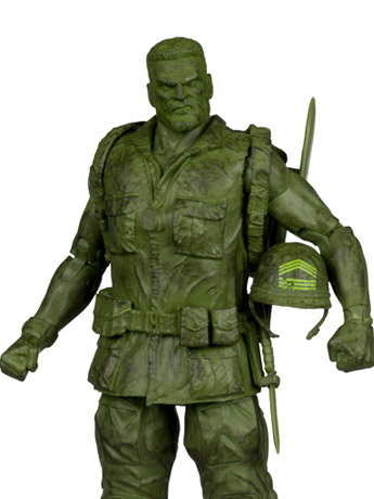 DC Comics DC Multiverse Collector Edition Sgt. Rock Platinum (Chase) Action Figure Gallery Image 2