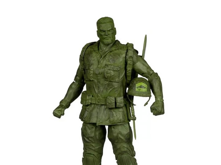 DC Comics DC Multiverse Collector Edition Sgt. Rock Platinum (Chase) Action Figure Gallery Image 1