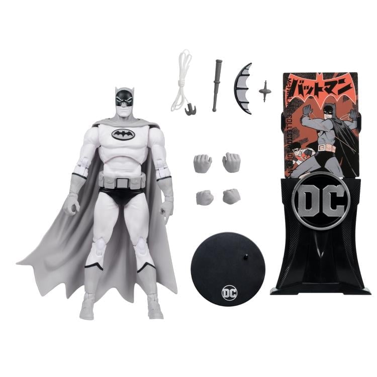 Bat-Manga DC Multiverse Collector Edition Manga Batman Platinum (Chase) Action Figure Gallery Image 9