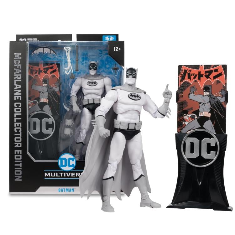 Bat-Manga DC Multiverse Collector Edition Manga Batman Platinum (Chase) Action Figure Gallery Image 10