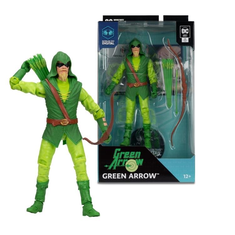 Green Arrow: Longbow Hunter Green Arrow (Classic) 7" Action Figure (With Digital Code) Gallery Image 11