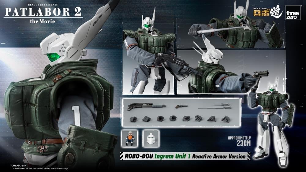 Patlabor 2: The Movie ROBO-DOU Ingram Unit 1 (Reactive Armor Ver.) 1/35 Scale Action Figure Gallery Image 16