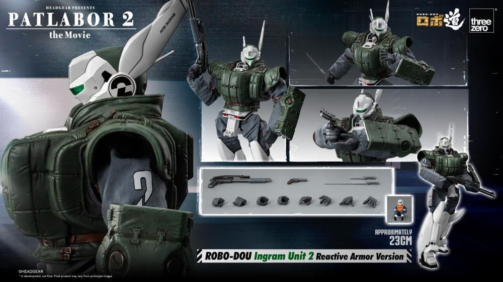 Patlabor 2: The Movie ROBO-DOU Ingram Unit 2 (Reactive Armor Ver.) 1/35 Scale Action Figure Gallery Image 15