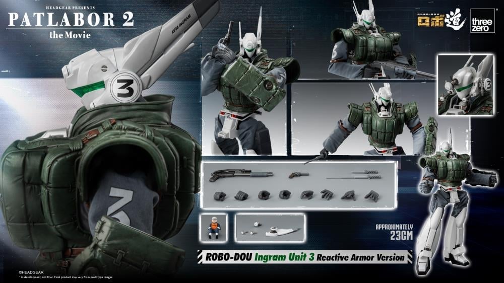 Patlabor 2: The Movie ROBO-DOU Ingram Unit 3 (Reactive Armor Ver.) 1/35 Scale Action Figure Gallery Image 15