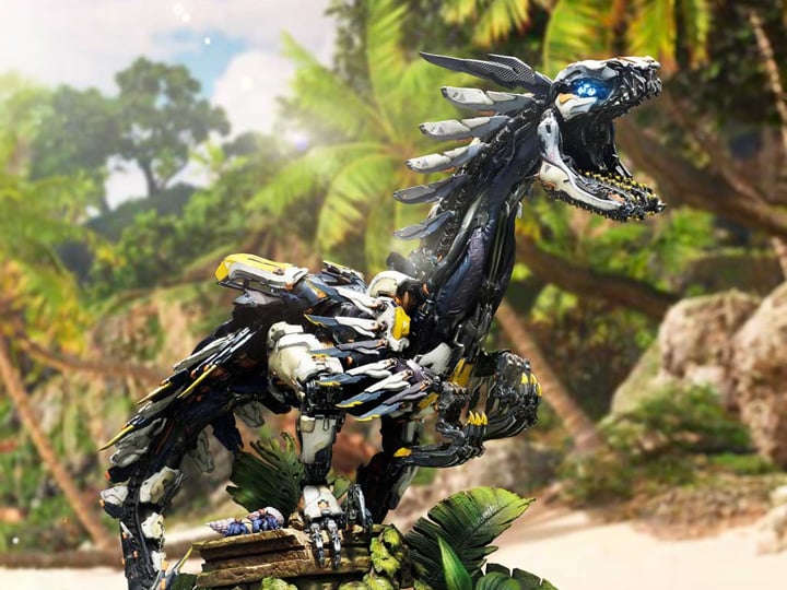 Horizon Forbidden West Ultimate Premium Masterline Clawstrider 1/4 Scale Statue Gallery Image 1