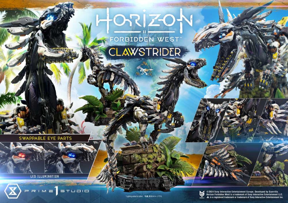 Horizon Forbidden West Ultimate Premium Masterline Clawstrider 1/4 Scale Statue Gallery Image 3