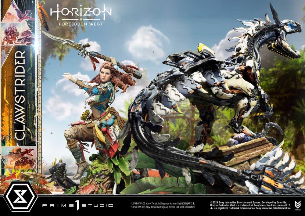 Horizon Forbidden West Ultimate Premium Masterline Clawstrider (Bonus Ver.) 1/4 Scale Limited Edition Statue Gallery Image 56