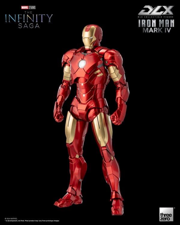 DLX アイアンマン・マーク4 Mark IV 1/12 Marvel: The Infinity Saga DLX Iron Man Mark IV 1/12 Scale Action