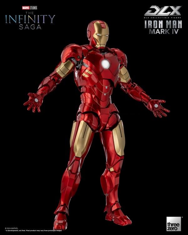 DLX アイアンマン・マーク4 Mark IV 1/12 Marvel: The Infinity Saga DLX Iron Man Mark IV 1/12 Scale Action