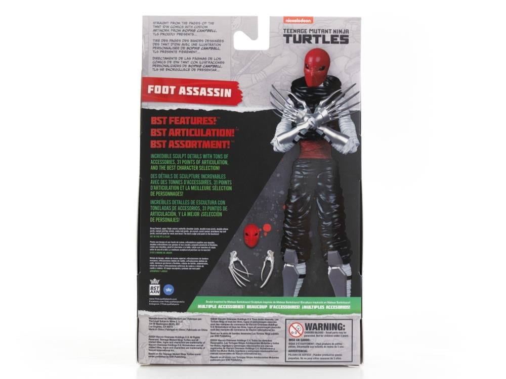 Teenage Mutant Ninja Turtles BST AXN Foot Assassin (IDW Comic) Gallery Image 14