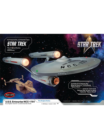 Star Trek: The Original Series USS Enterprise Space Seed Edition 1/1000 Scale Model Kit (Reissue) Gallery Image 2