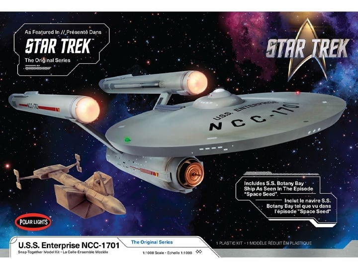 Star Trek: The Original Series USS Enterprise Space Seed Edition 1/1000 Scale Model Kit (Reissue) Gallery Image 1