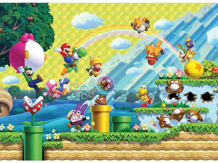 Super Mario Bros. Chaos & Fun 1000-Piece Puzzle Gallery Image 1