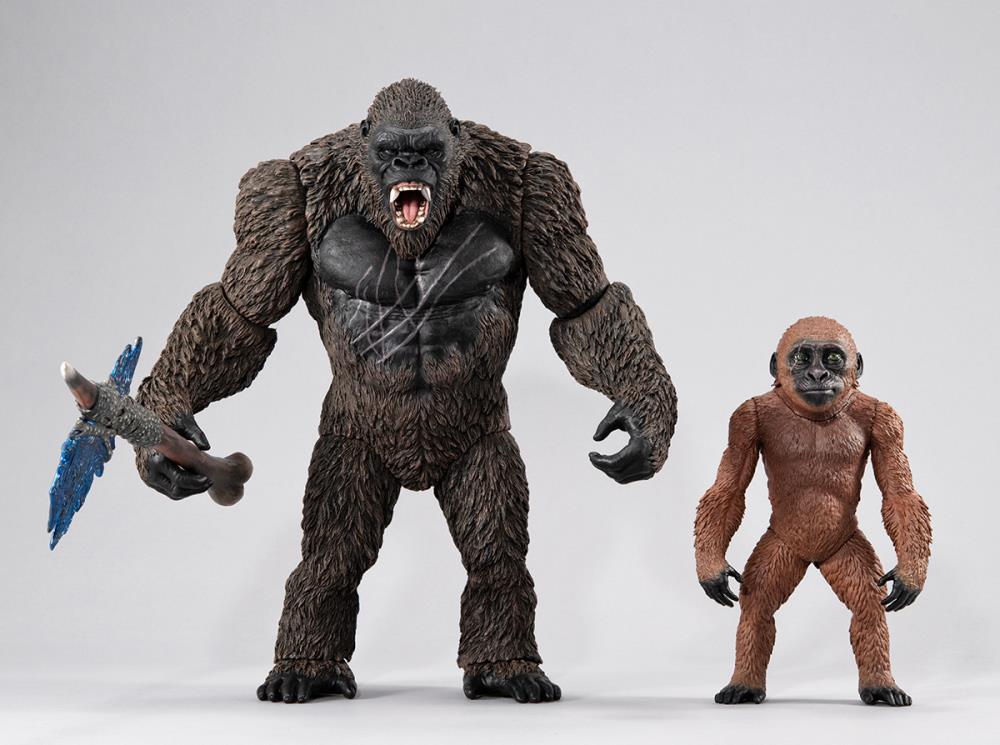 Godzilla x Kong: The New Empire Ultimate Article Monsters King Kong (2024 Ver.) & Suko Action Figure Set Gallery Image 3