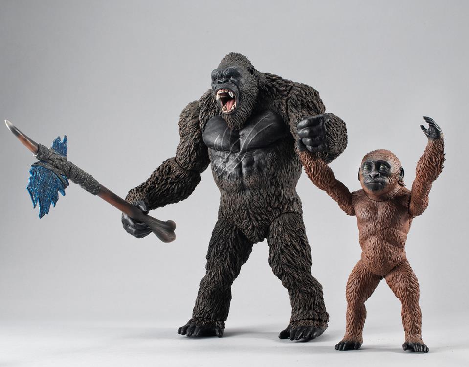 Godzilla x Kong: The New Empire Ultimate Article Monsters King Kong (2024 Ver.) & Suko Action Figure Set Gallery Image 5