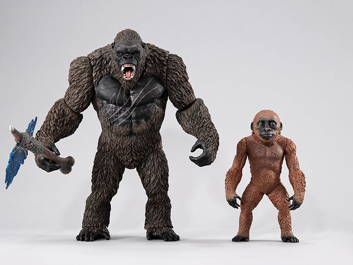 Godzilla x Kong: The New Empire Ultimate Article Monsters King Kong (2024 Ver.) & Suko Action Figure Set Gallery Image 1