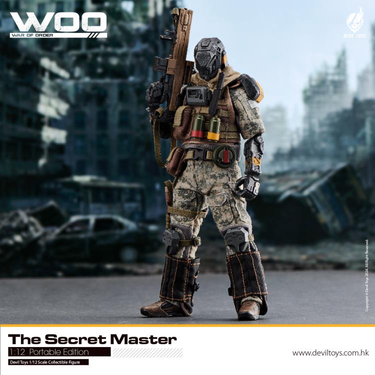 War of Order (WOO) Secret Master 1/12 Scale Action Figure Gallery Image 6