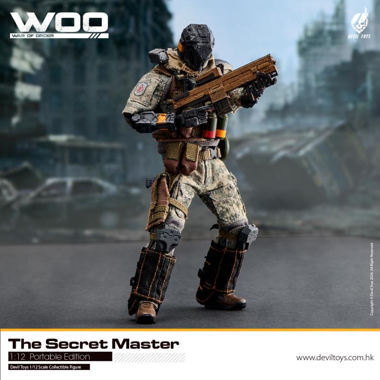 War of Order (WOO) Secret Master 1/12 Scale Action Figure Gallery Image 5