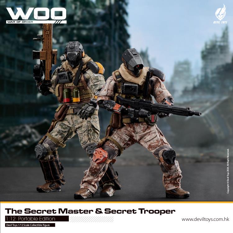War of Order (WOO) Secret Trooper 1/12 Scale Action Figure Gallery Image 8