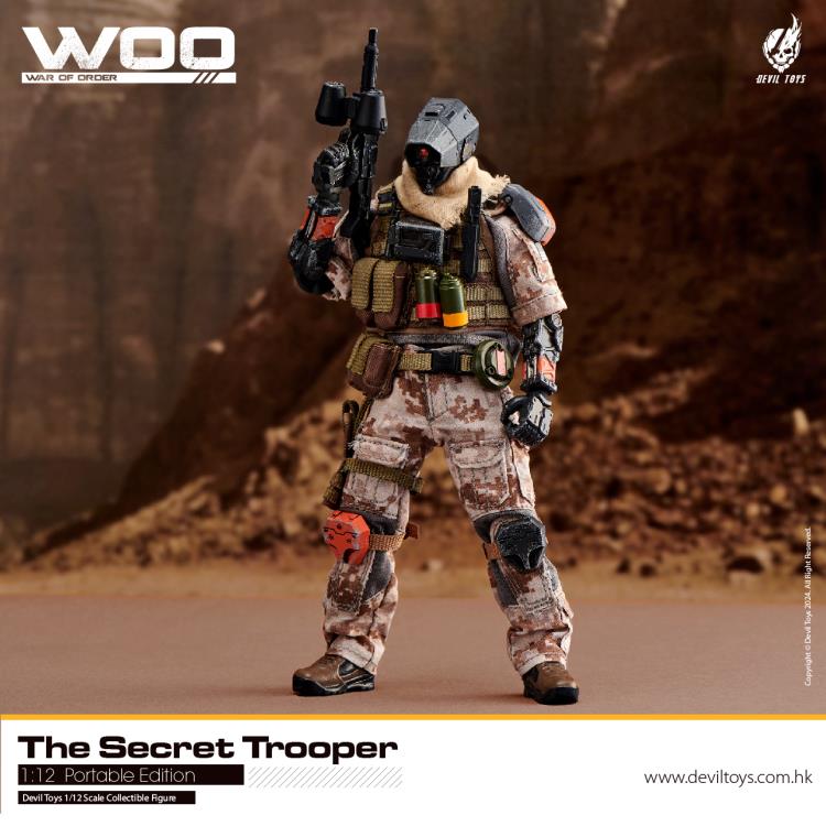 War of Order (WOO) Secret Trooper 1/12 Scale Action Figure Gallery Image 4