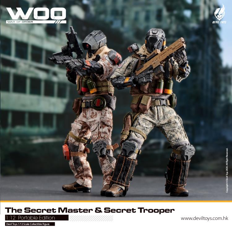 War of Order (WOO) Secret Trooper 1/12 Scale Action Figure Gallery Image 9