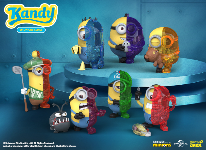 Minions x Kandy Emonions Series Vinyl Art Box of 6 Random Figures Gallery Image 3