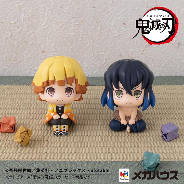 Demon Slayer: Kimetsu no Yaiba Look Up Series Zenitsu Agatsuma (Smile Ver.) & Inosuke Hashibira (Bossy Ver.) Set with Gift Gallery Image 3