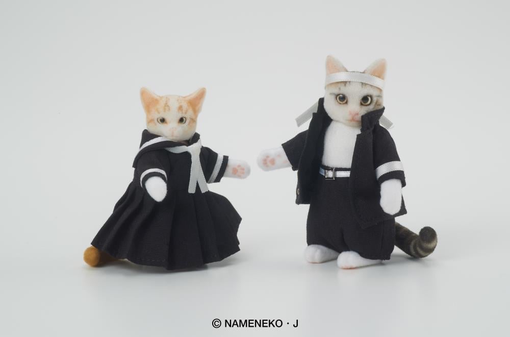 Nameneko Dig Kawaii Action Matakichi & Torako Figure Set Gallery Image 3