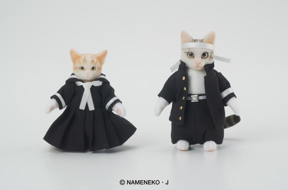 Nameneko Dig Kawaii Action Matakichi & Torako Figure Set Gallery Image 4