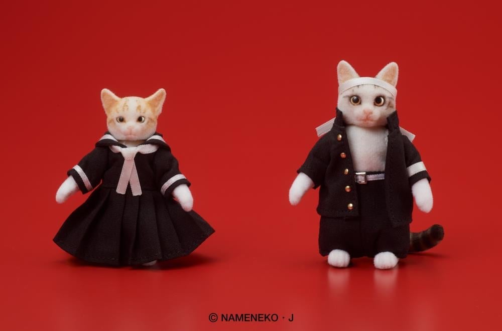 Nameneko Dig Kawaii Action Matakichi & Torako Figure Set Gallery Image 5