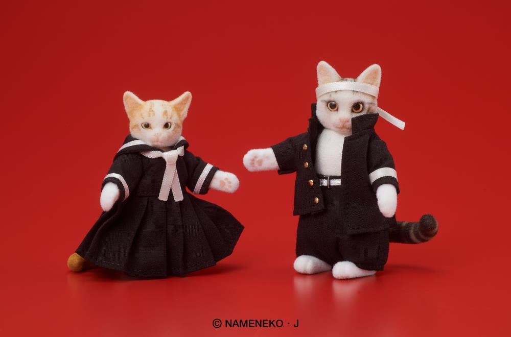 Nameneko Dig Kawaii Action Matakichi & Torako Figure Set Gallery Image 9