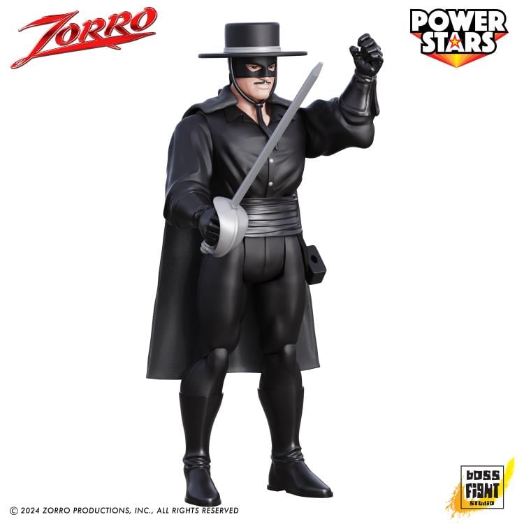 Zorro (1957) Power Stars Zorro 5" Retro Action Figure Gallery Image 3