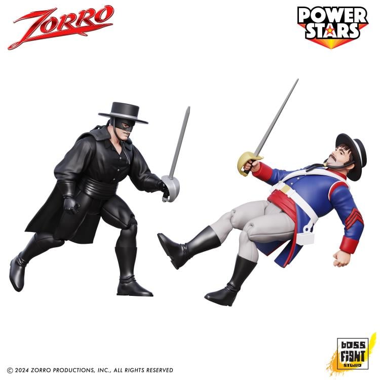 Zorro (1957) Power Stars Zorro 5" Retro Action Figure Gallery Image 5