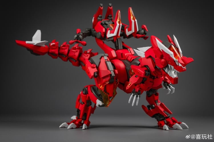 Dragon Girl DINO-01 Fire Dragon Knight Yutyrannus & Firefly Model