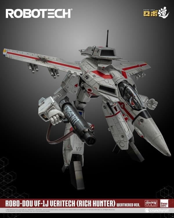 Robotech ROBO-DOU VF-1J Veritech (Rick Hunter Weathered Ver.) BBTS Exclusive Action Figure Gallery Image 9