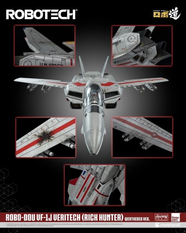 Robotech ROBO-DOU VF-1J Veritech (Rick Hunter Weathered Ver.) BBTS Exclusive Action Figure Gallery Image 12